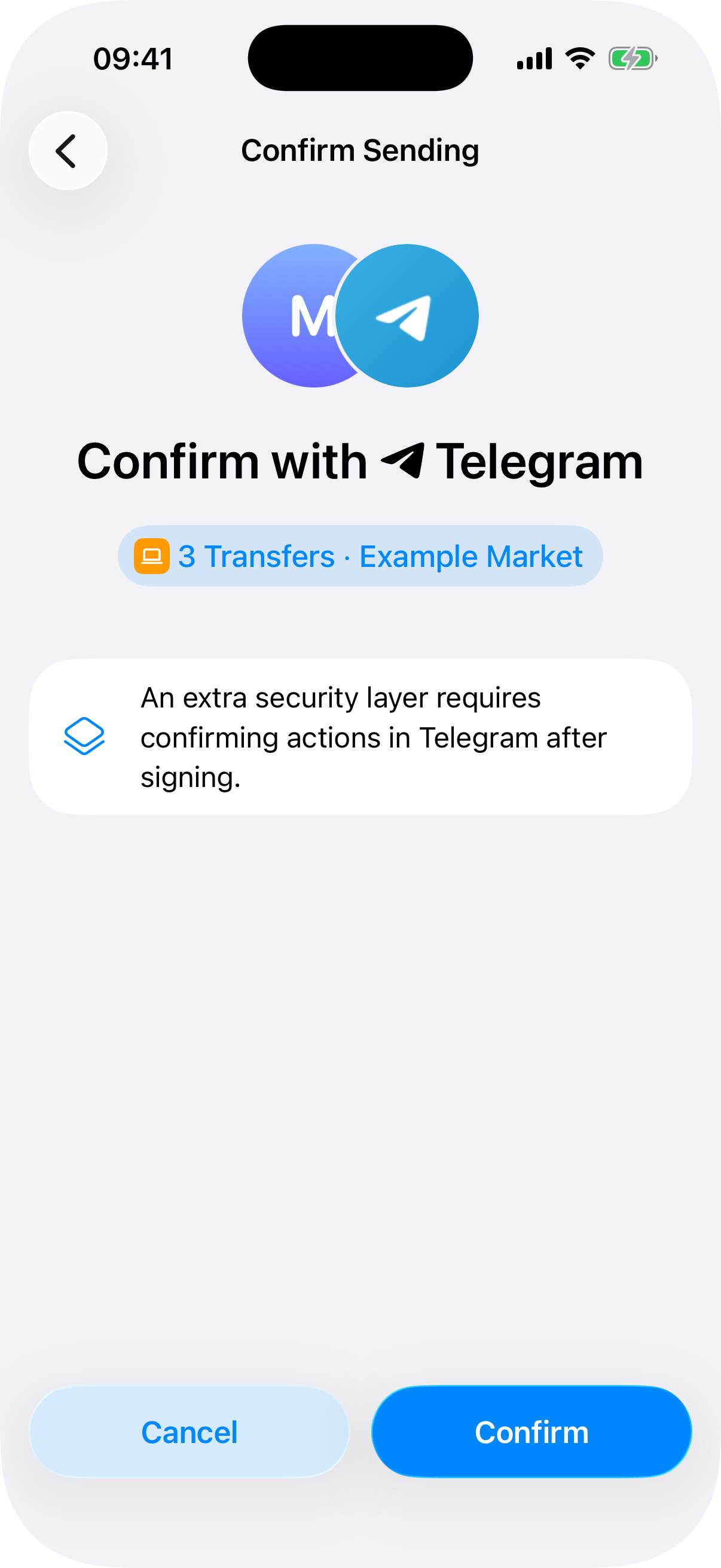dapp-send-multiple mfa