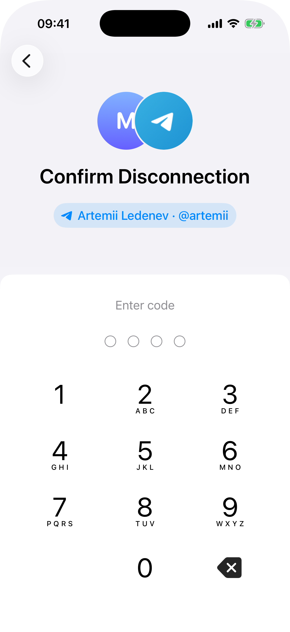 mfa-disconnect passcode