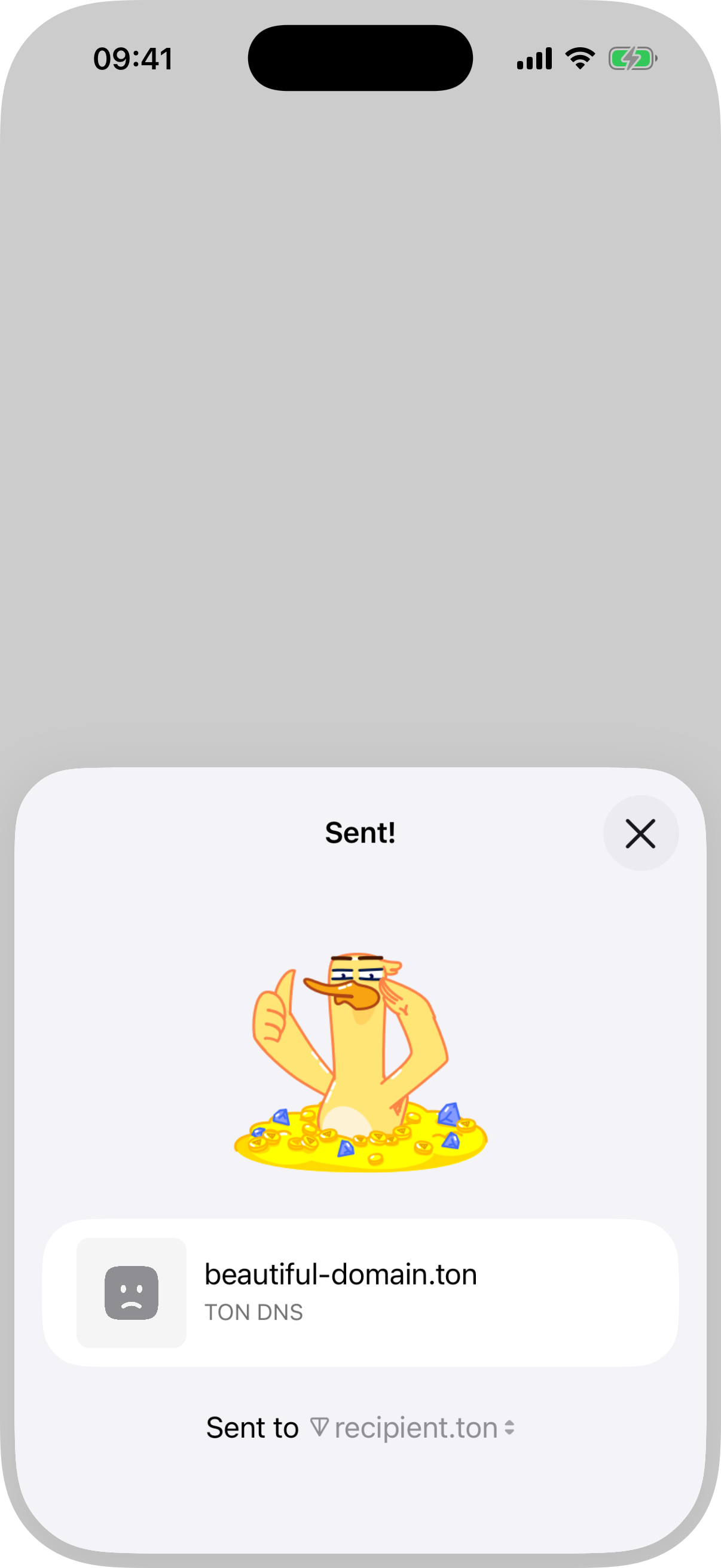 send-nft-single success