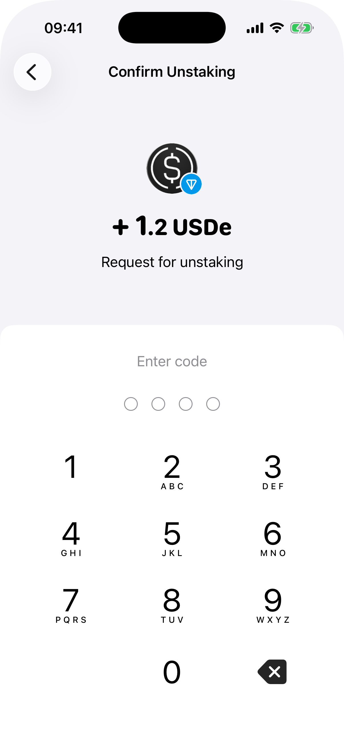 unlock-usde passcode